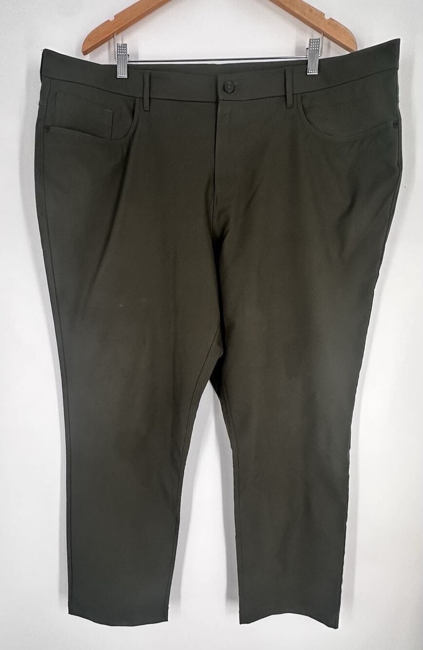 Public Rec Pants Mens 44x30(28.5) Green Dealmaker Chinos Work Career Travel EUC